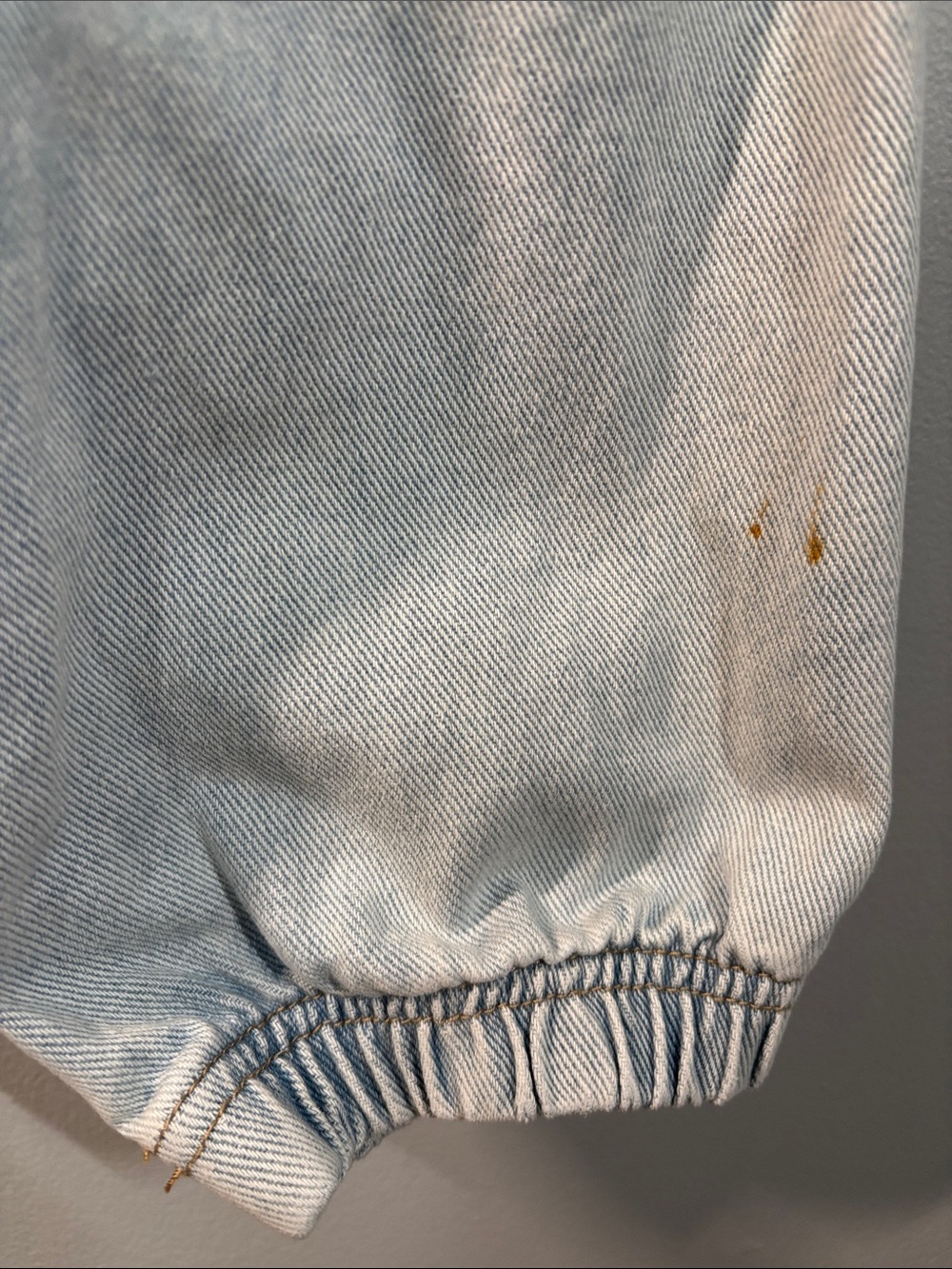 Pacsun jeans women’s size 23 size 000 Light Blue Distressed Drawstring Joggers - Picture 8 of 16